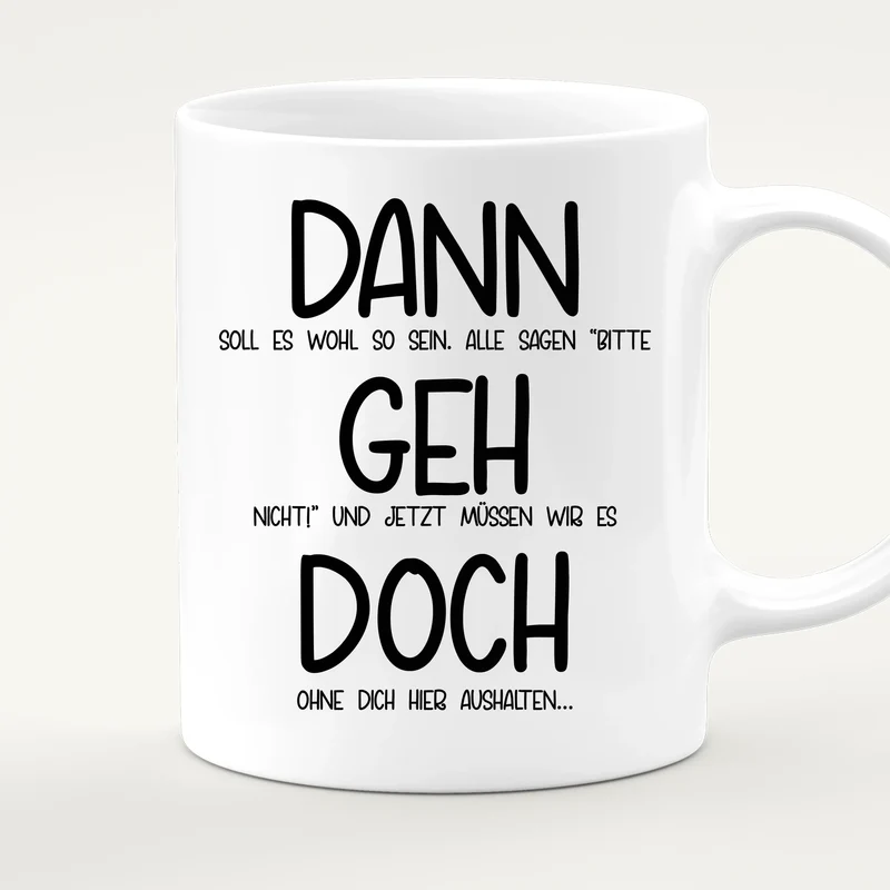 Personalisierte Tasse Kollegen (11 Frauen) - Abschiedsgeschenk