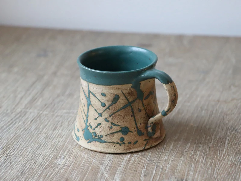 Handgemachte Keramik Tasse gerade