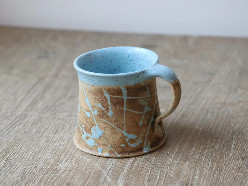 Handgemachte Keramik Tasse gerade