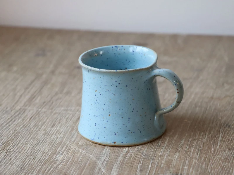 Handgemachte Keramik Tasse gerade