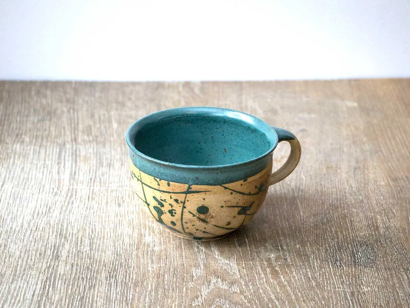 Jumbotasse aus Keramik, handgefertigt 500–700 ml