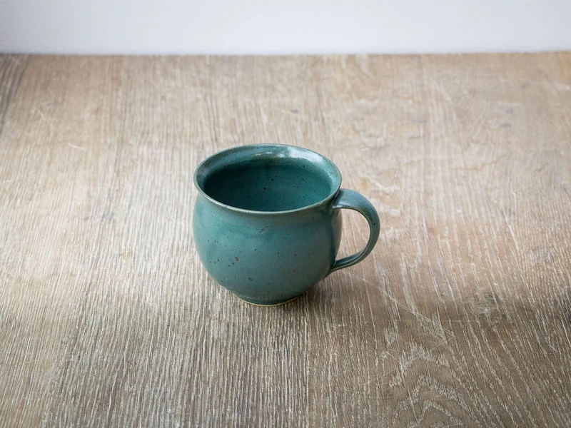 Keramik Tasse bauchig Handgegemacht