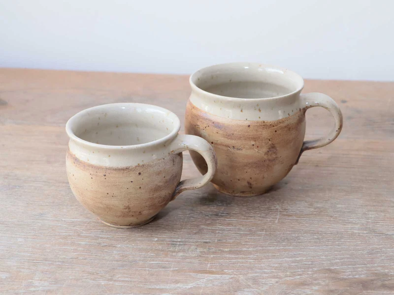 Keramik Tasse bauchig Handgegemacht