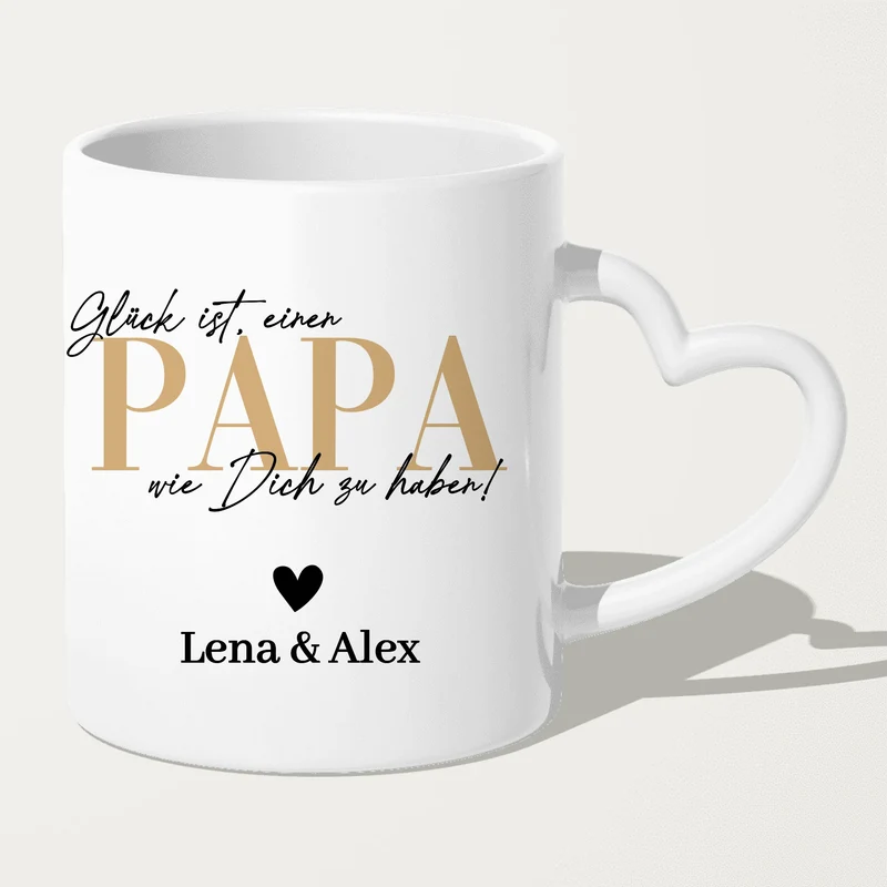 Personalisierte Tasse - Glück ist, einen Papa wie Dich zu haben