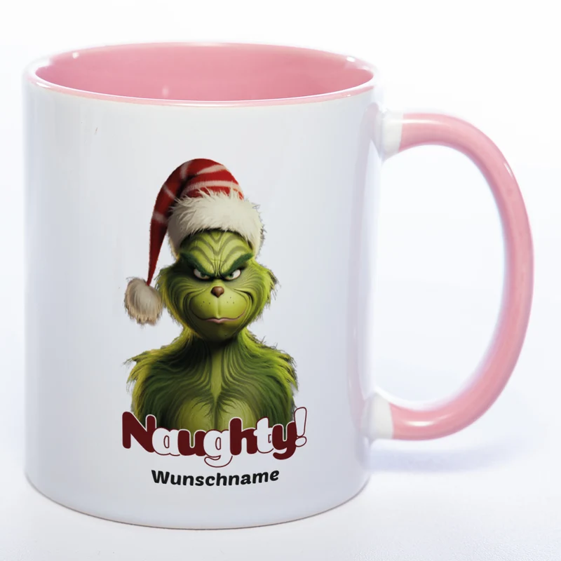 Grinch Weihnachtstasse - lustige Kaffetasse - spülmaschinenfest