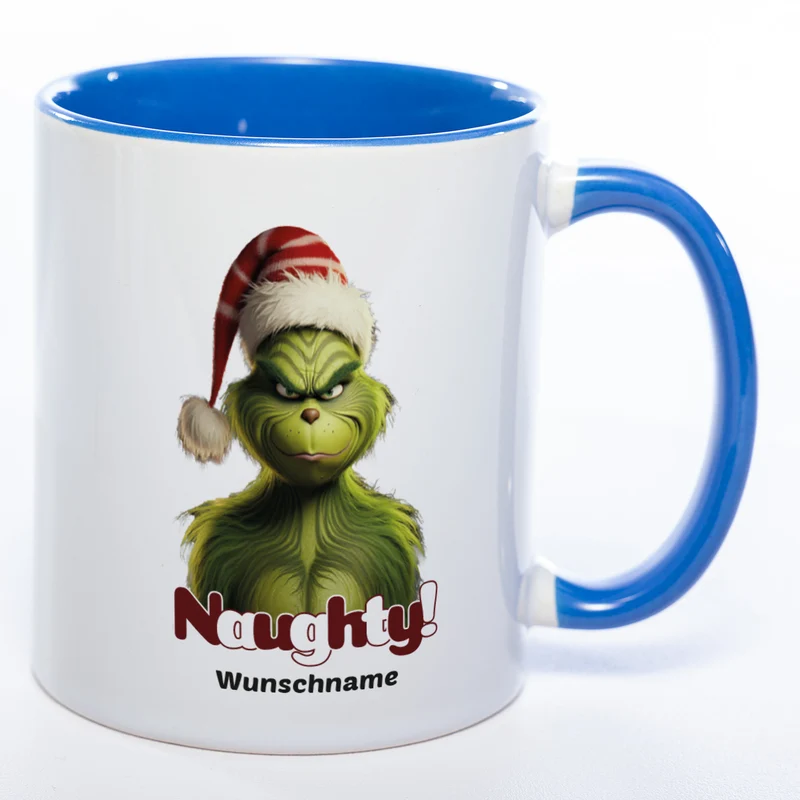 Grinch Weihnachtstasse - lustige Kaffetasse - spülmaschinenfest