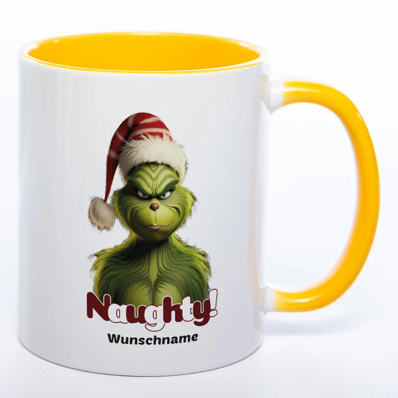 Grinch Weihnachtstasse - lustige Kaffetasse - spülmaschinenfest