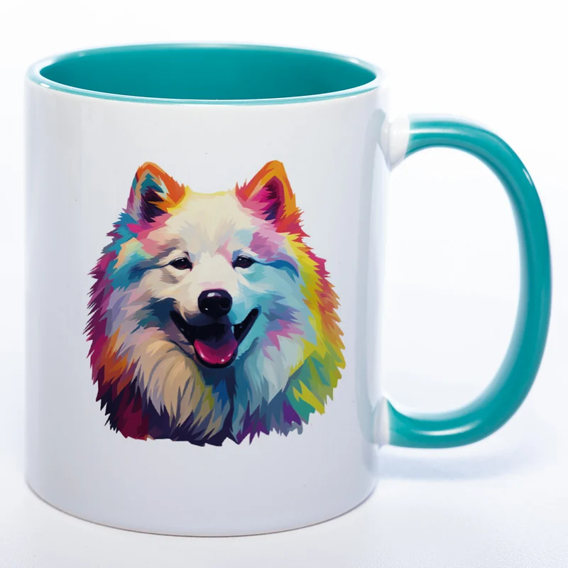 Mug Art Tasse mit Samoyede Motiv 5 - Kaffeetasse StickyWorld Exclusive