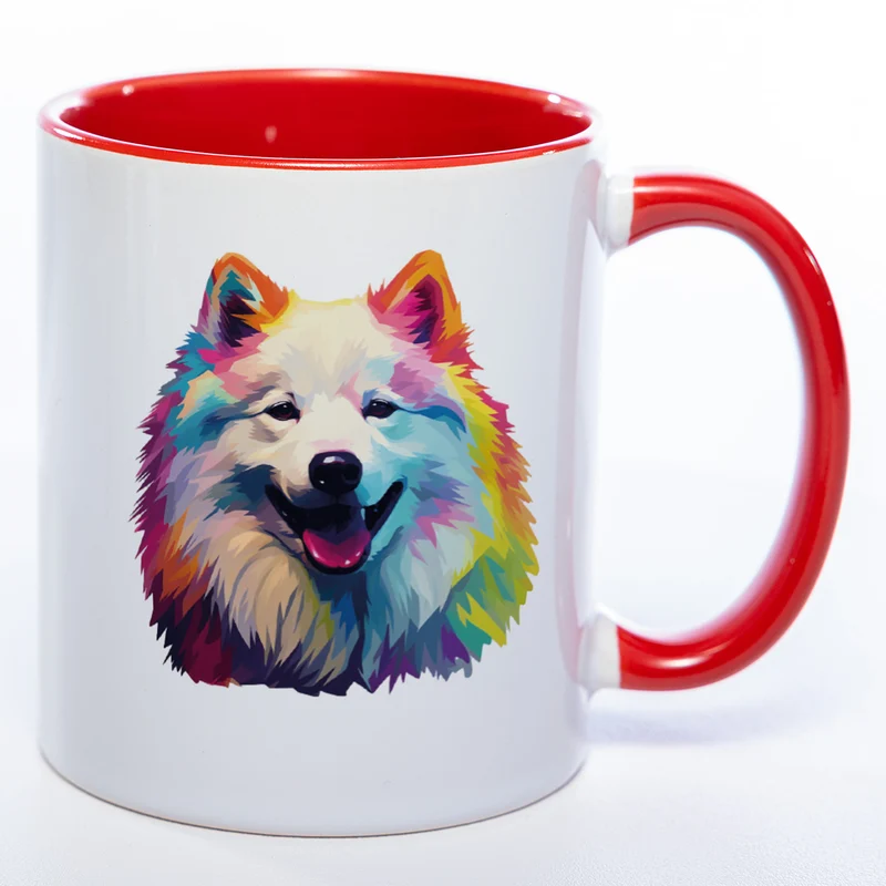 Mug Art Tasse mit Samoyede Motiv 5 - Kaffeetasse StickyWorld Exclusive