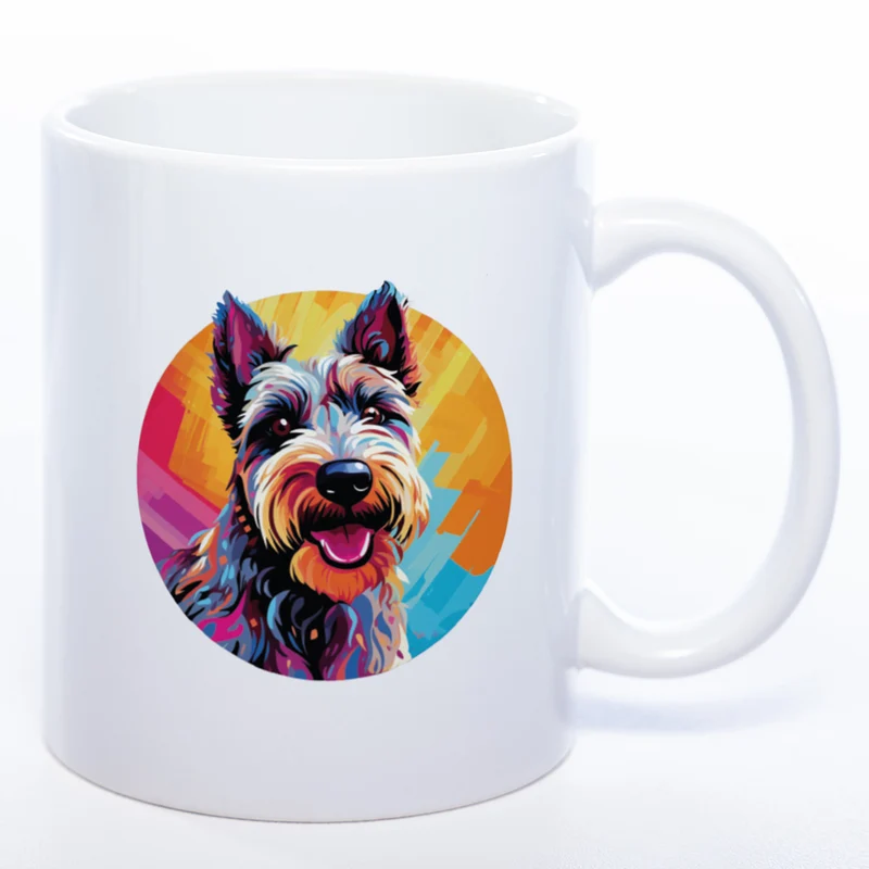 Mug Art Tasse mit Scotch Terrier Motiv & wahlweise mit NAMEN - Kaffeetasse StickyWorld Exclusive