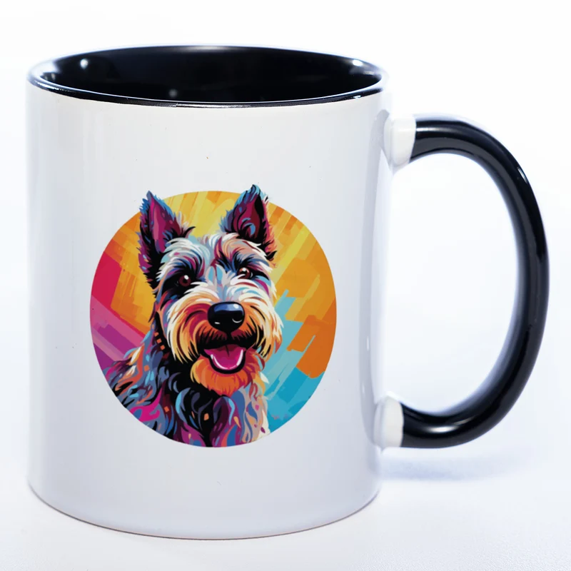 Mug Art Tasse mit Scotch Terrier Motiv & wahlweise mit NAMEN - Kaffeetasse StickyWorld Exclusive