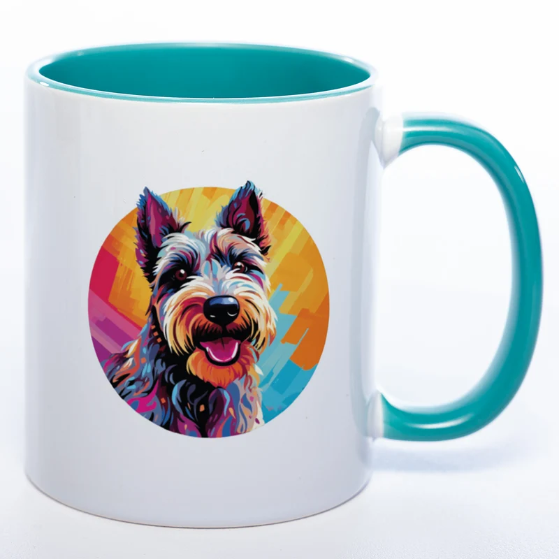 Mug Art Tasse mit Scotch Terrier Motiv & wahlweise mit NAMEN - Kaffeetasse StickyWorld Exclusive