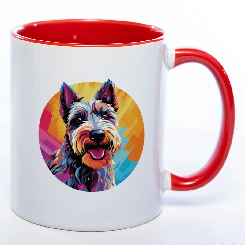 Mug Art Tasse mit Scotch Terrier Motiv & wahlweise mit NAMEN - Kaffeetasse StickyWorld Exclusive