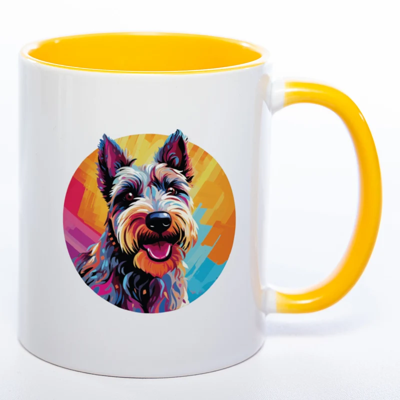 Mug Art Tasse mit Scotch Terrier Motiv & wahlweise mit NAMEN - Kaffeetasse StickyWorld Exclusive