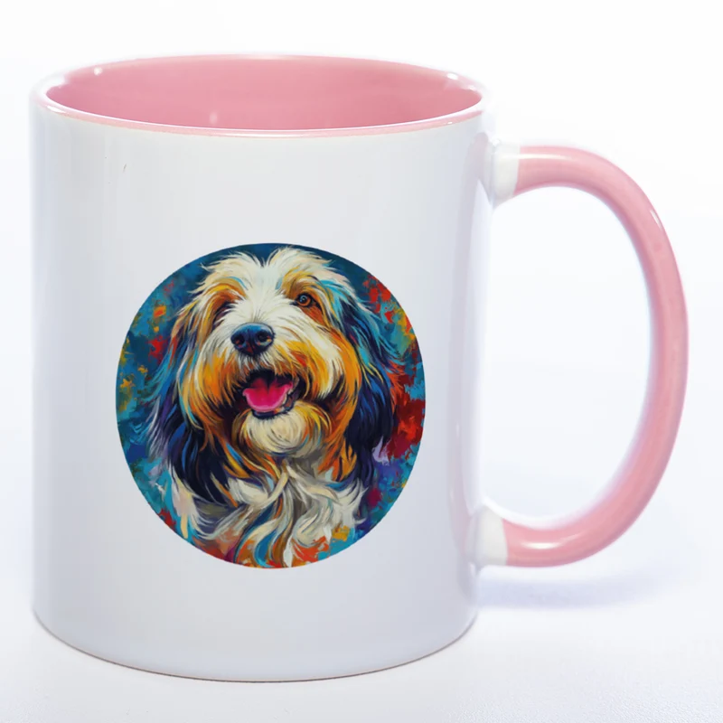 Mug Art Tasse mit Bobtail Motiv & wahlweise mit NAMEN - Kaffeetasse StickyWorld Exclusive