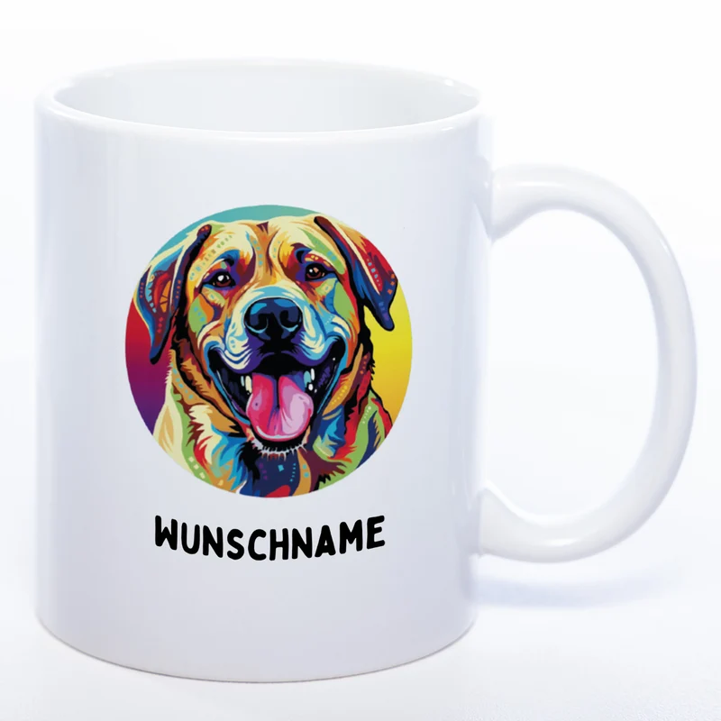 Mug Art Tasse mit Kangal wahlweise mit NAME - Kaffeetasse StickyWorld Exclusive
