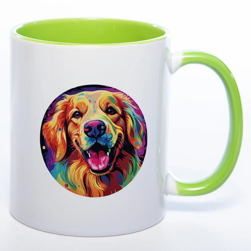 Mug Art Tasse mit Hovawart Motiv 2 wahlweise mit NAME - Kaffeetasse StickyWorld Exclusive