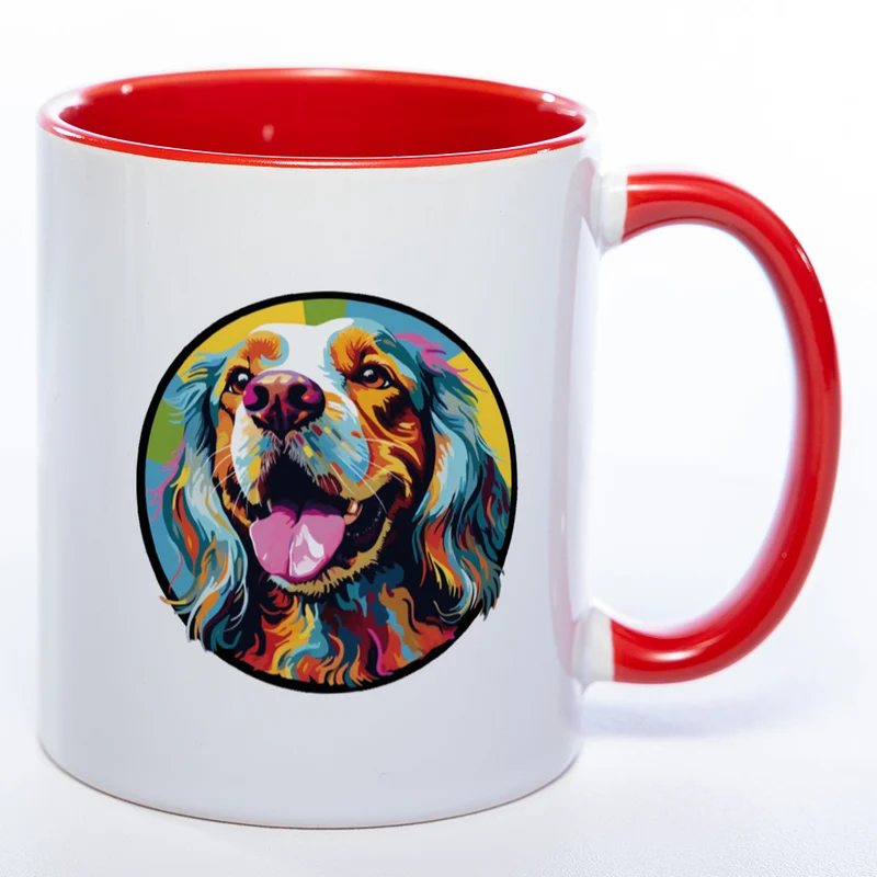 Mug Art Tasse mit Cocker Spaniel Motiv 4 & wahlweise mit NAMEN - Kaffeetasse StickyWorld Exclusive