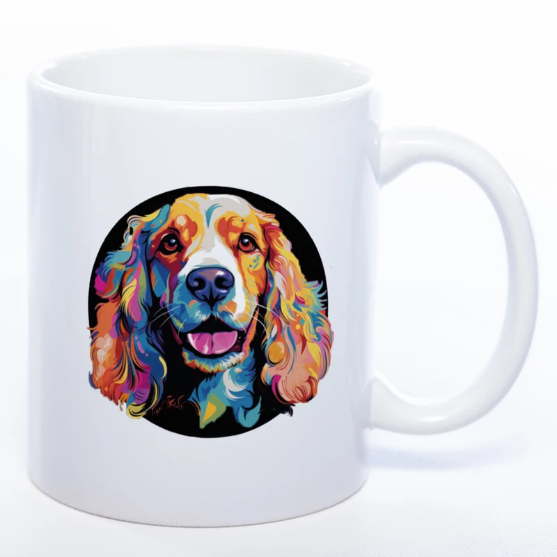 Mug Art Tasse mit Cocker Spaniel Motiv 3 & wahlweise mit NAMEN - Kaffeetasse StickyWorld Exclusive