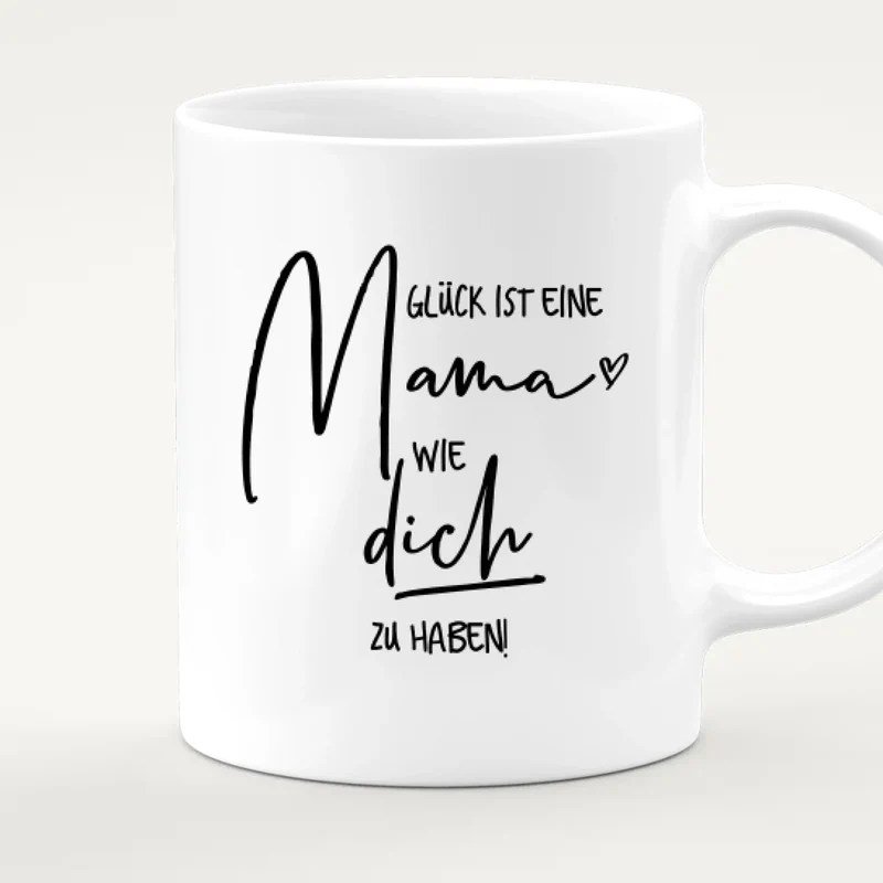 Personalisierte Tasse - Mutter/Mama + 2 Töchter (stehend)