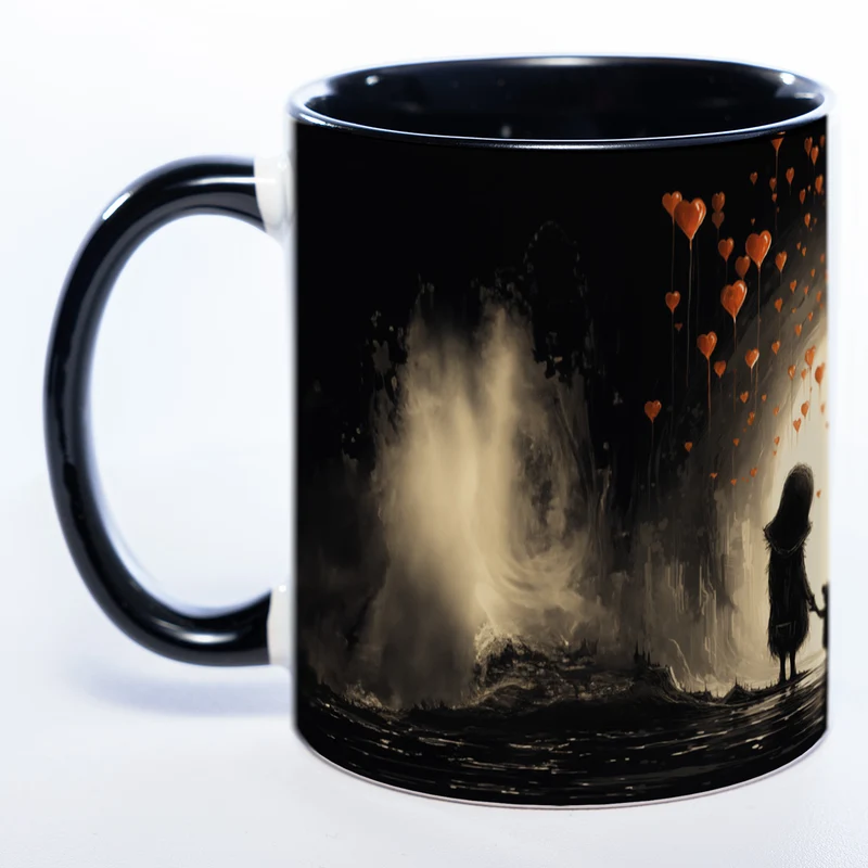 Motiv-Tasse Höhlenbärchen - süße Kaffeetasse -spülmaschinenfest