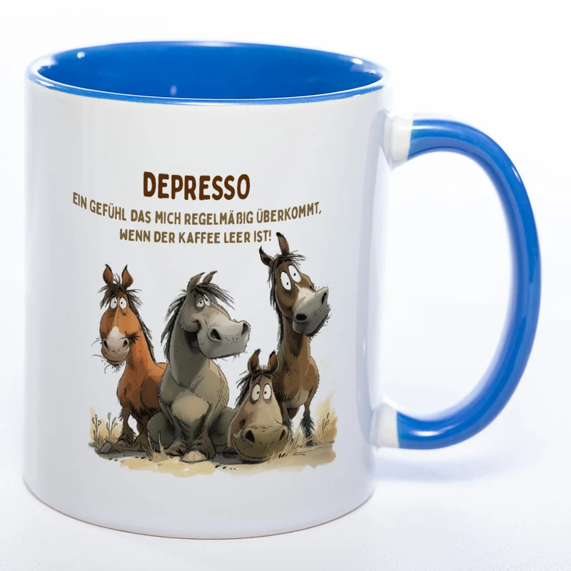 Motiv - Tasse Depresso 2 - spülmaschinenfest