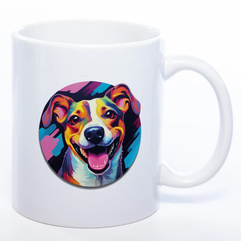 Mug Art Tasse mit Jack Russel & wahlweise mit NAMEN- Kaffeetasse StickyWorld Exclusive