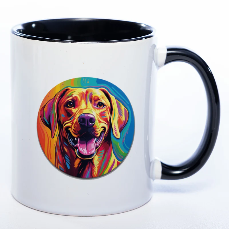 Mug Art Tasse mit Rhodesian Ridgeback & wahlweise mit NAMEN- Kaffeetasse StickyWorld Exclusive
