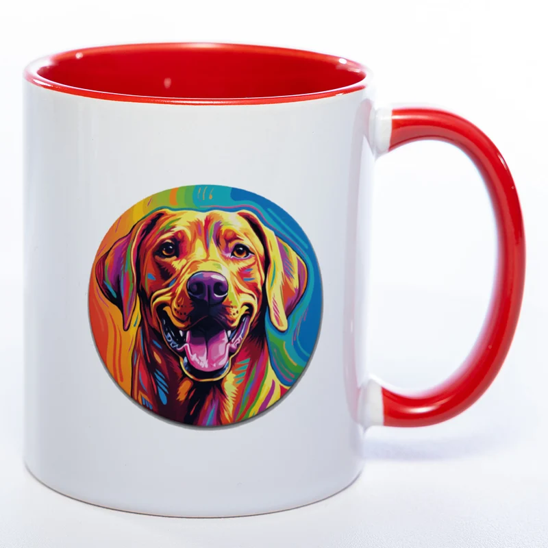 Mug Art Tasse mit Rhodesian Ridgeback & wahlweise mit NAMEN- Kaffeetasse StickyWorld Exclusive