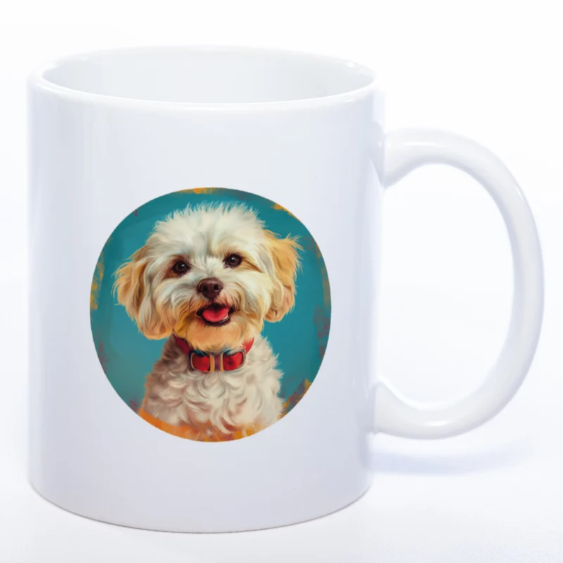 Mug Art Tasse mit Maltipoo Motiv 2 & wahlweise mit NAMEN - Kaffeetasse StickyWorld Exclusive