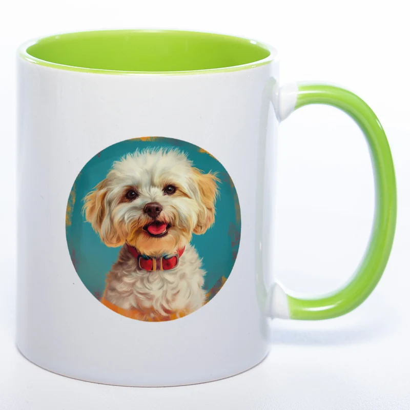 Mug Art Tasse mit Maltipoo Motiv 2 & wahlweise mit NAMEN - Kaffeetasse StickyWorld Exclusive