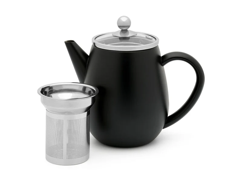 Bredemeijer Teekanne Duet Eva 0,5L schwarz matt