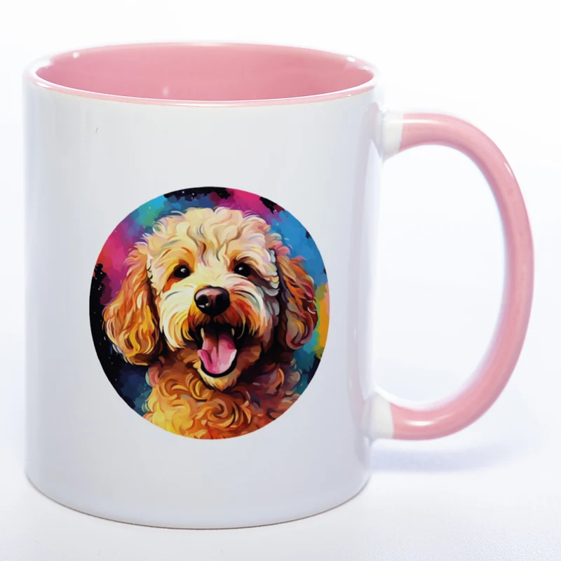 Mug Art Tasse mit Pudel & wahlweise mit NAMEN - Kaffeetasse StickyWorld Exclusive