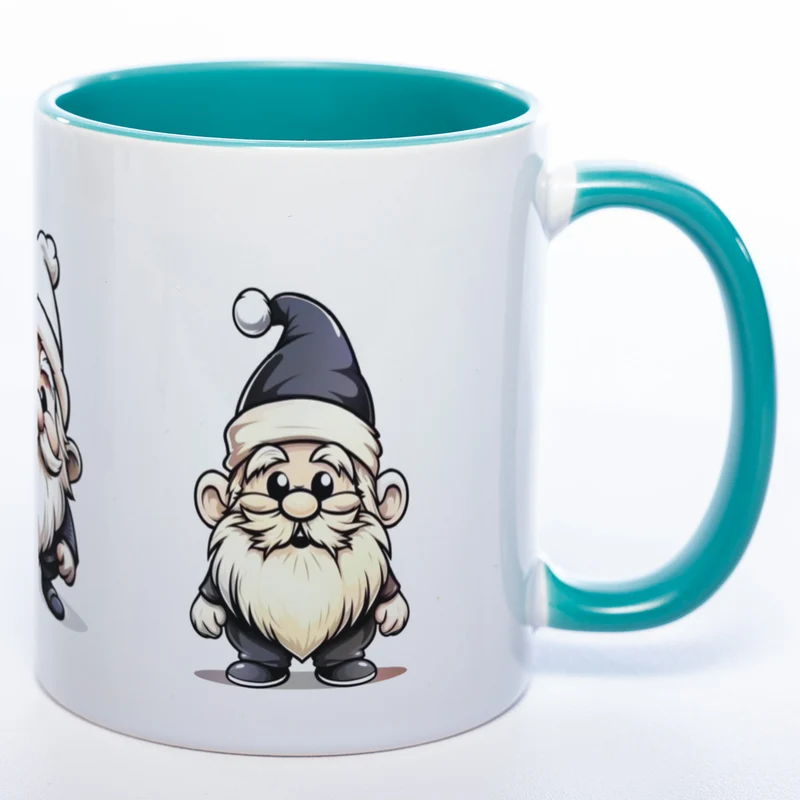 Weihnachtswichtel - süße Kaffeetasse zu Weihnachten - spülmaschinenfest