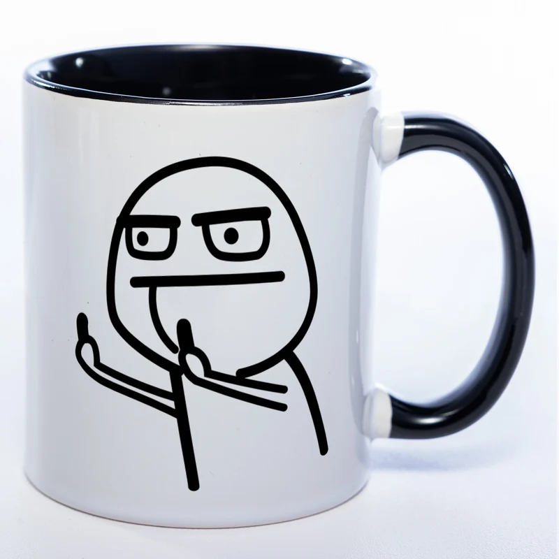 Mister Stinky 2 Motiv-Tasse mit Text - lustige Kaffeetasse fürs Büro - spülmaschinenfest