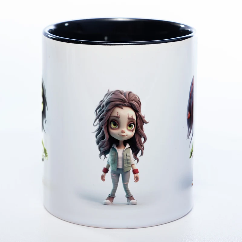 Zombie Mädchen Trio - exclusive Kaffeetasse spülmaschinenfest
