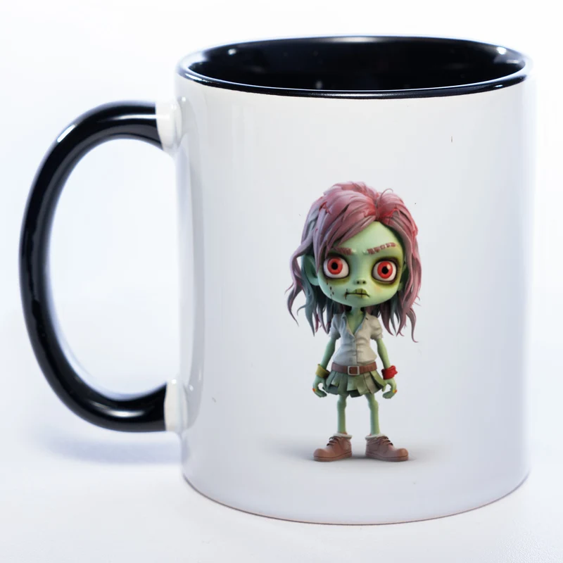 Zombie Mädchen - exclusive Kaffeetasse spülmaschinenfest