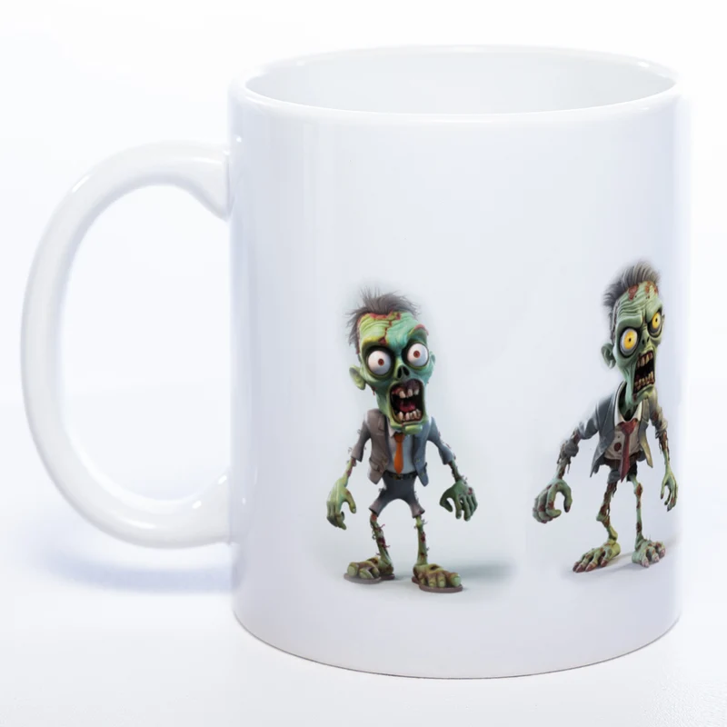 Zombieinvasion Tasse - exclusive Kaffeetasse spülmaschinenfest