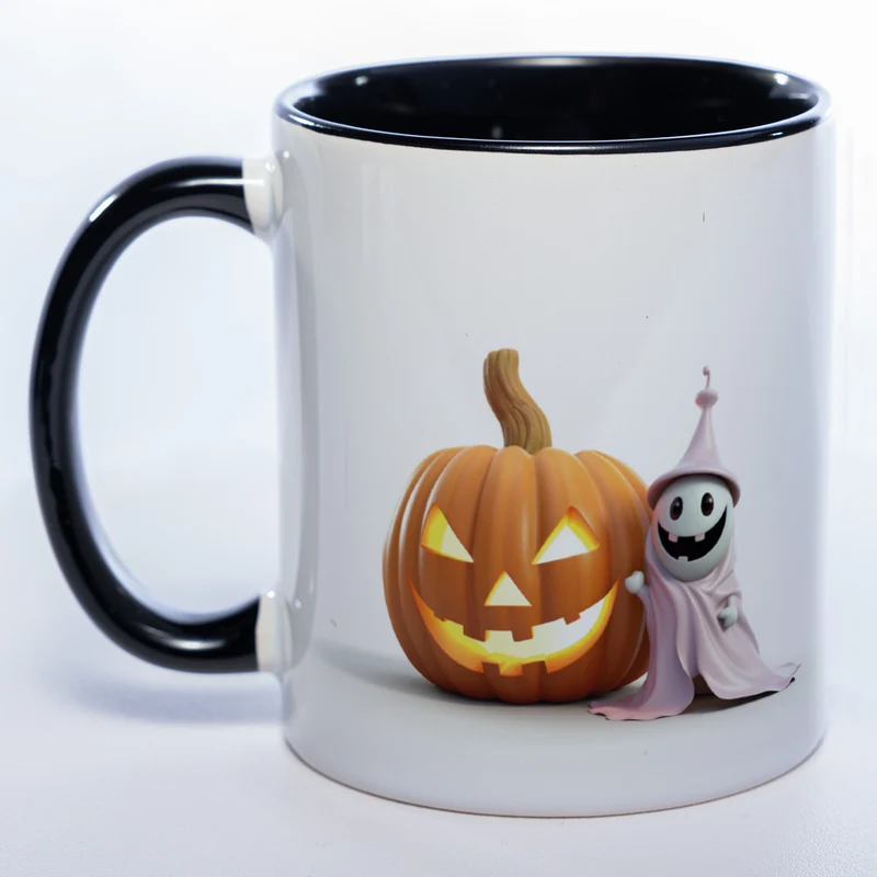 Motiv-Tasse mit süßen Geistern 2 - exclusive Kaffeetasse