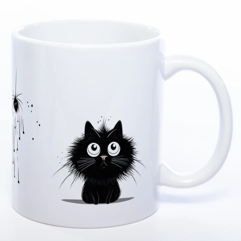 Katzen Motiv-Tasse - süße Kaffeetasse in vielen Farben - Miezetasse spülmaschinenfest