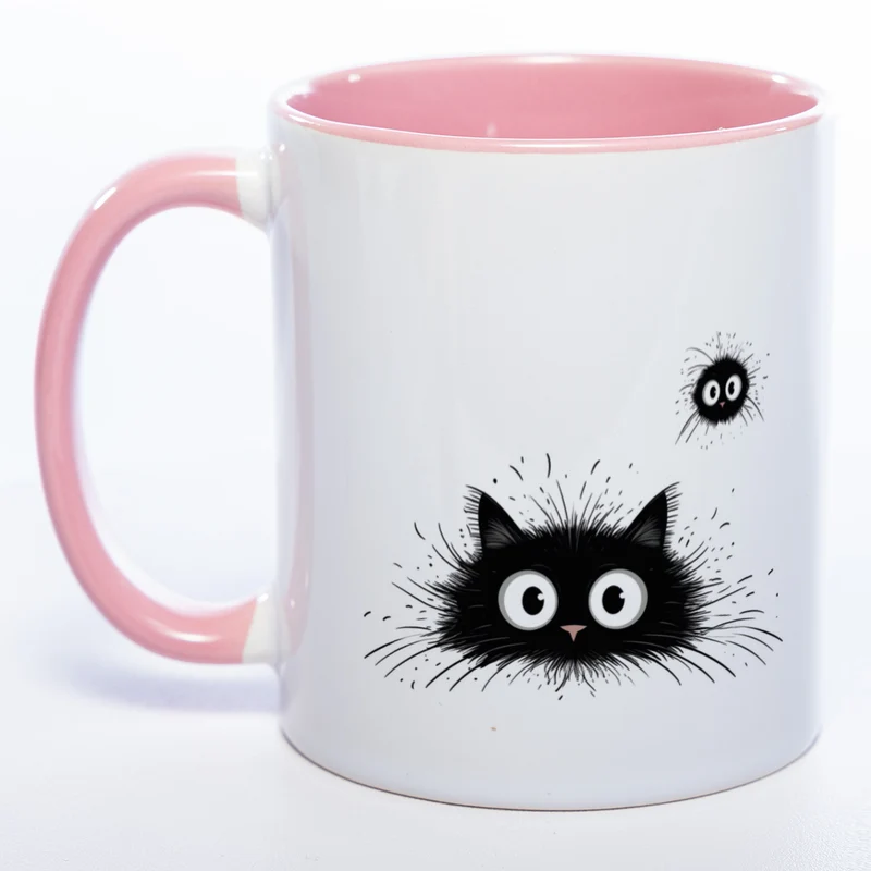 Katzen Motiv-Tasse - süße Kaffeetasse in vielen Farben - Miezetasse spülmaschinenfest