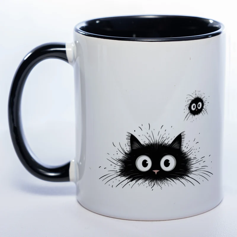 Katzen Motiv-Tasse - süße Kaffeetasse in vielen Farben - Miezetasse spülmaschinenfest