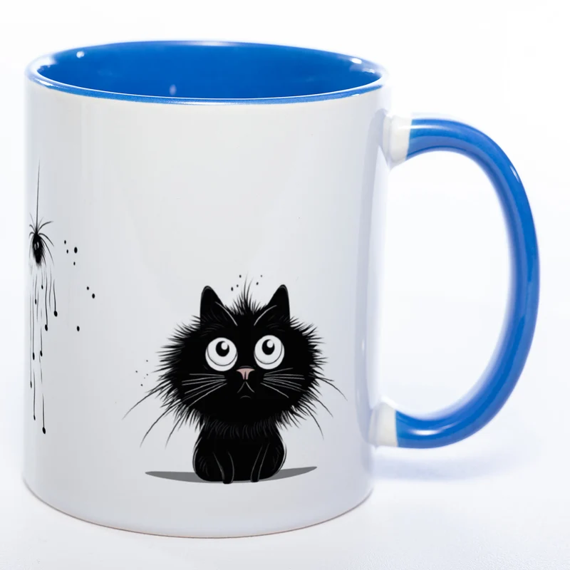 Katzen Motiv-Tasse - süße Kaffeetasse in vielen Farben - Miezetasse spülmaschinenfest