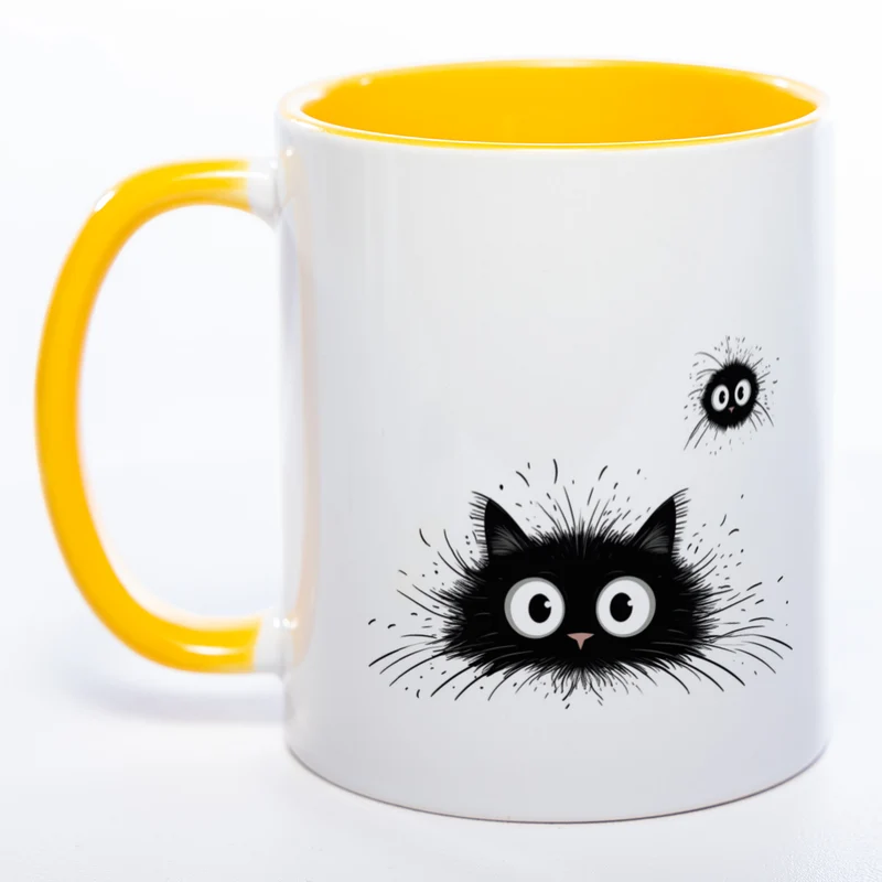 Katzen Motiv-Tasse - süße Kaffeetasse in vielen Farben - Miezetasse spülmaschinenfest
