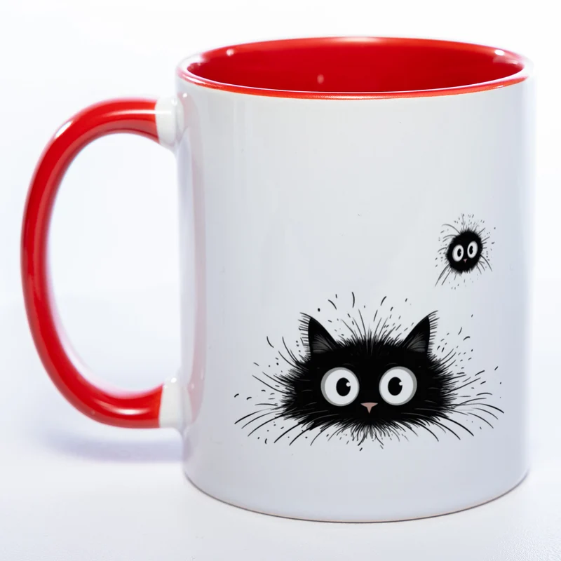 Katzen Motiv-Tasse - süße Kaffeetasse in vielen Farben - Miezetasse spülmaschinenfest