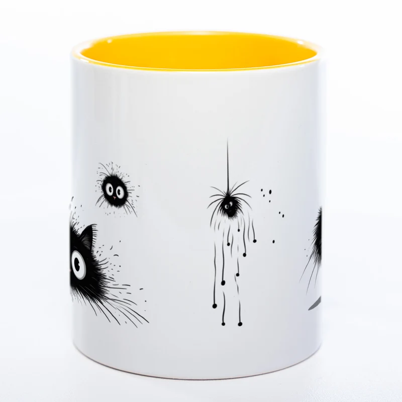 Katzen Motiv-Tasse - süße Kaffeetasse in vielen Farben - Miezetasse spülmaschinenfest