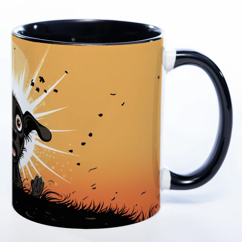 Crazydog Motiv 2 Spülmaschinenfeste Motiv-Tasse - exclusive Kaffeetasse