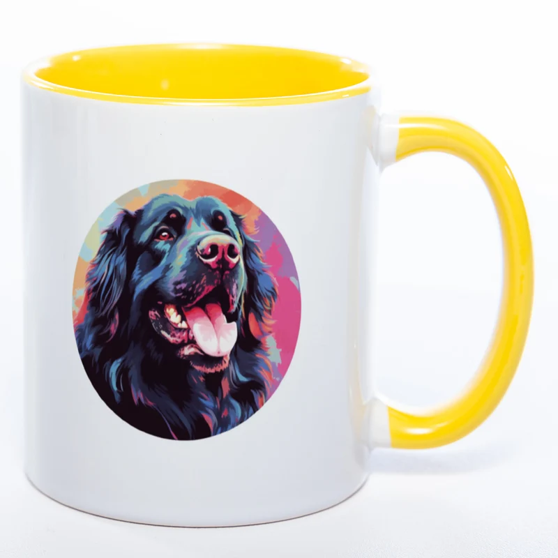 Mug Art Tasse mit Neufundländer & wahlweise mit NAME - Kaffeetasse StickyWorld Exclusive