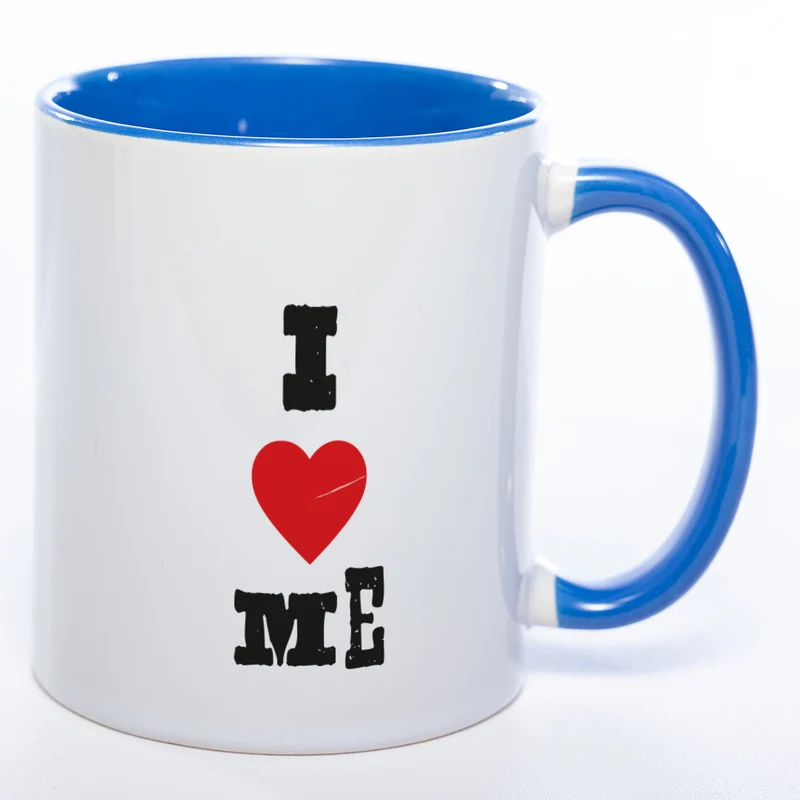 Spülmaschinenfeste Motiv - Tasse mit Spruch "I LOVE ME"