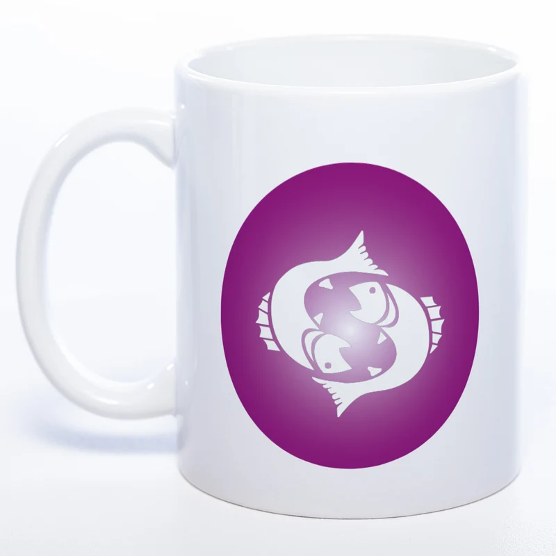 Sternzeichen -Tasse mit Namen und Geburtsdatum - spülmaschinenfest